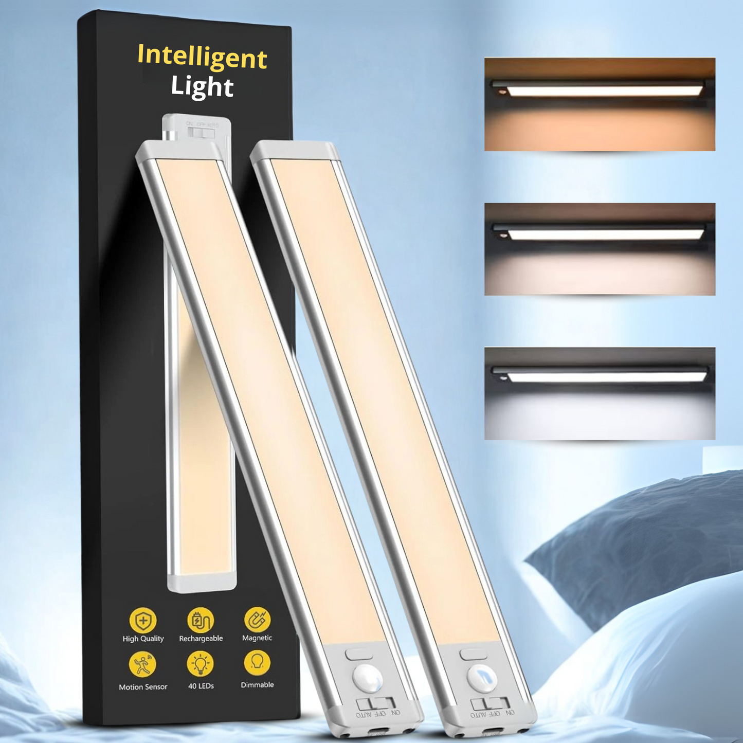 Motion Sensor Lights (2 Pack)