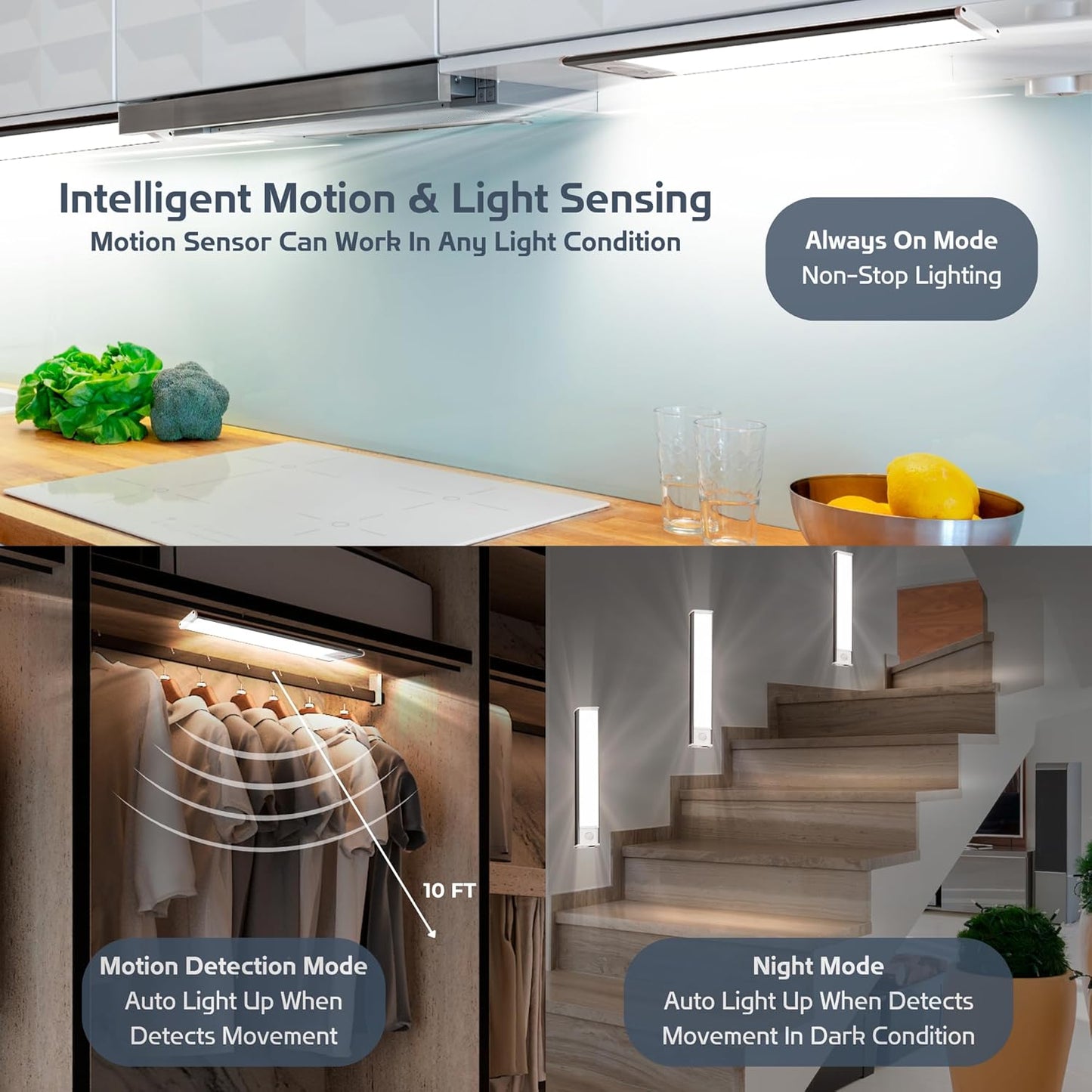 Motion Sensor Lights (2 Pack)